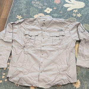 Men’s Columbia PFG Long Sleeved Shirt Sz L